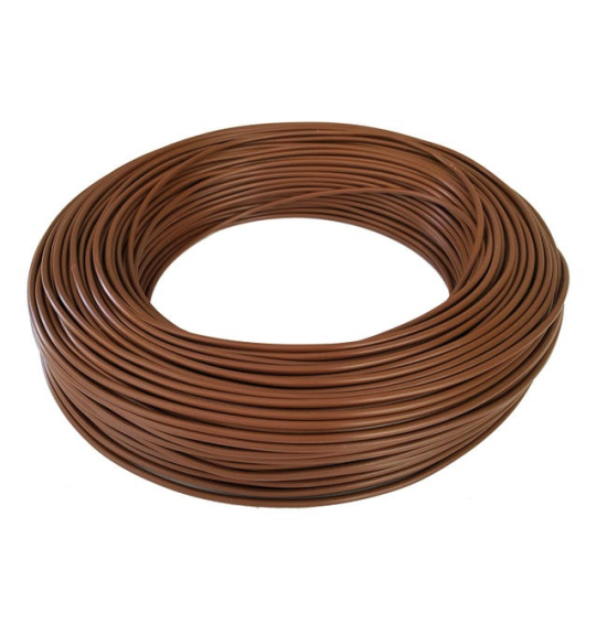 Cavo unipolare antifiamma FS17 1X4mmq Marrone Matassa 100 Mt