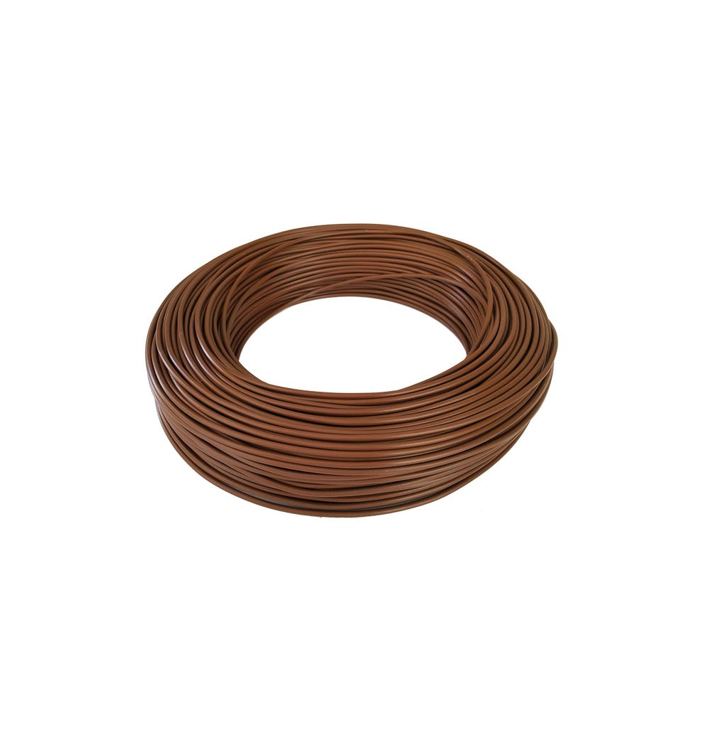 Cavo unipolare antifiamma FS17 1X6mmq Marrone Matassa 100 Mt