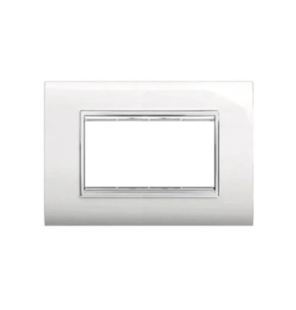 placca 4 posti serie new prestige bianco elettrocanali ecl3084wh