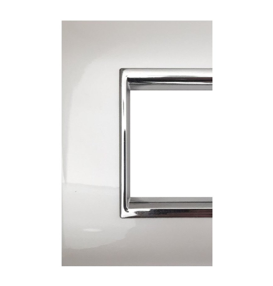 4 MODULI NEWPRESTIGE COPERTURE BIANCO PERLA elettrocanali ECL3084BP