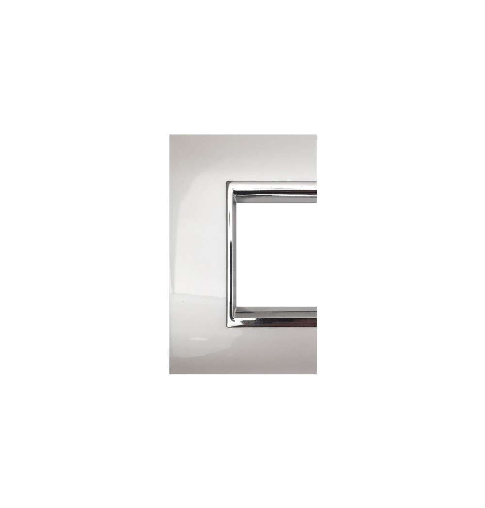 4 MODULI NEWPRESTIGE COPERTURE BIANCO PERLA elettrocanali ECL3084BP