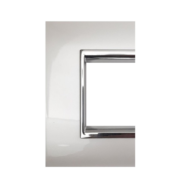 4 MODULI NEWPRESTIGE COPERTURE BIANCO PERLA elettrocanali ECL3084BP