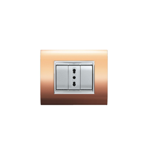 PLACCA NEWPRESTIGE 3MOD RAME ECL3083RM elettrocanali