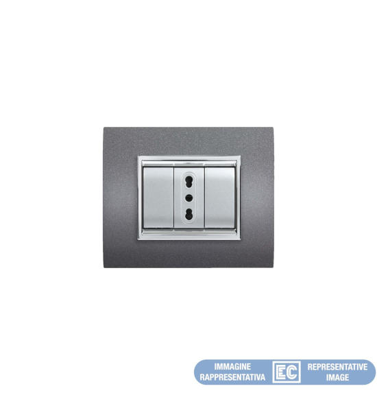 PLACCA NEWPRESTIGE 3MOD VUL GC ECL3083V-GC 8053676571987 elettrocanali