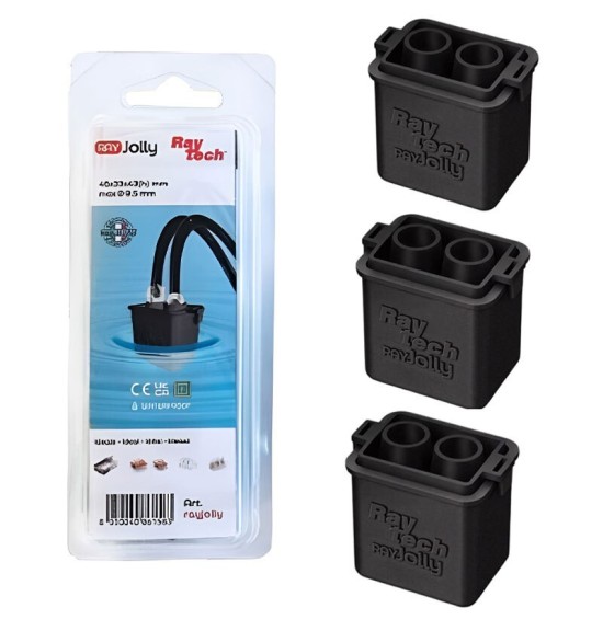 Giunto monodirezionale con gel Raytech per cavi fino a 2,5 mmq RAYJOLLY