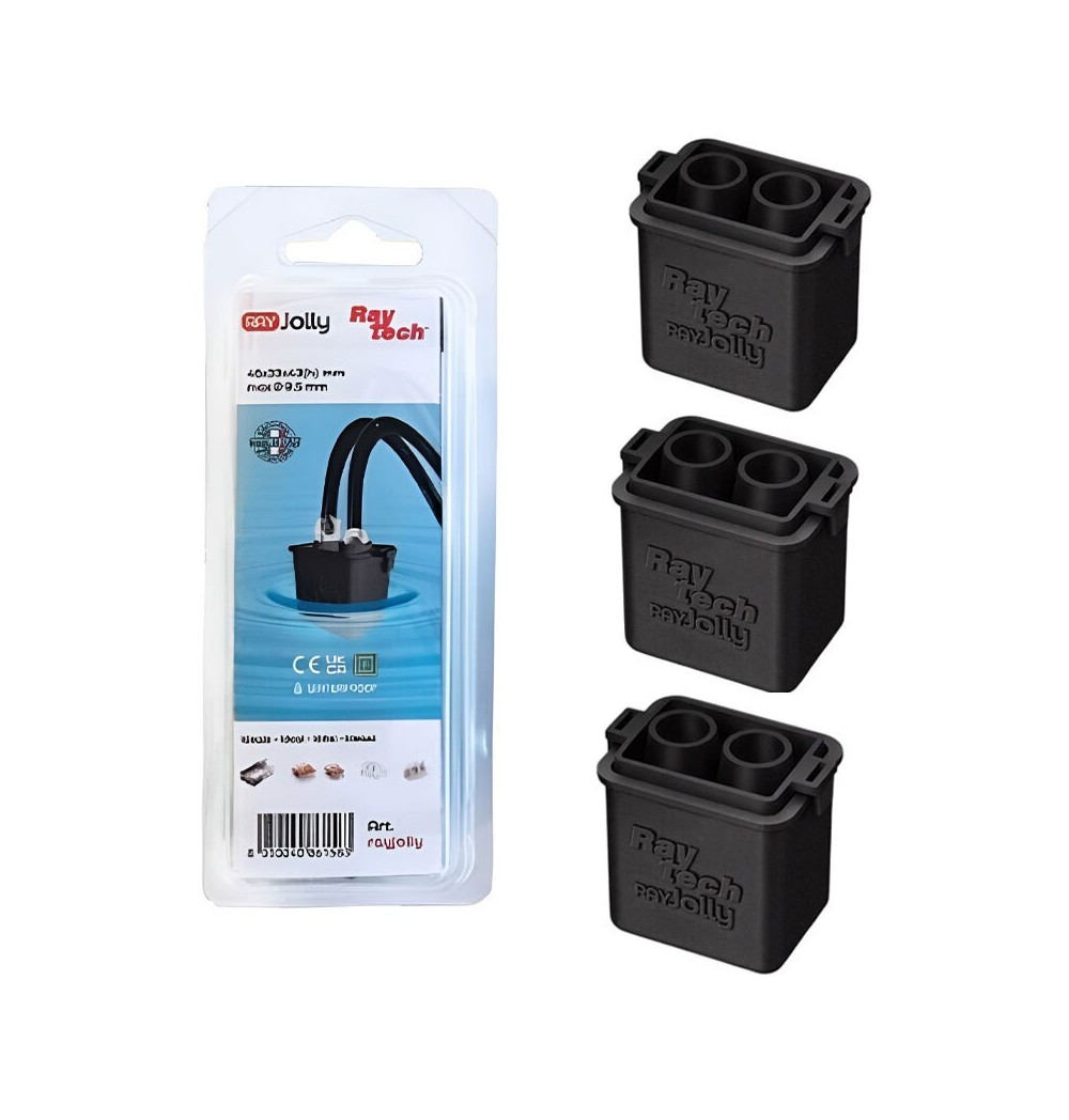 Giunto monodirezionale con gel Raytech per cavi fino a 2,5 mmq RAYJOLLY