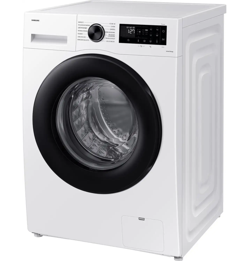 Samsung Lavatrice 11 Kg Classe A Profondità 60 cm Centrifuga 1400 giri Inverter Vapore Wi-Fi Ecolavaggio - WW11DG5B25AE
