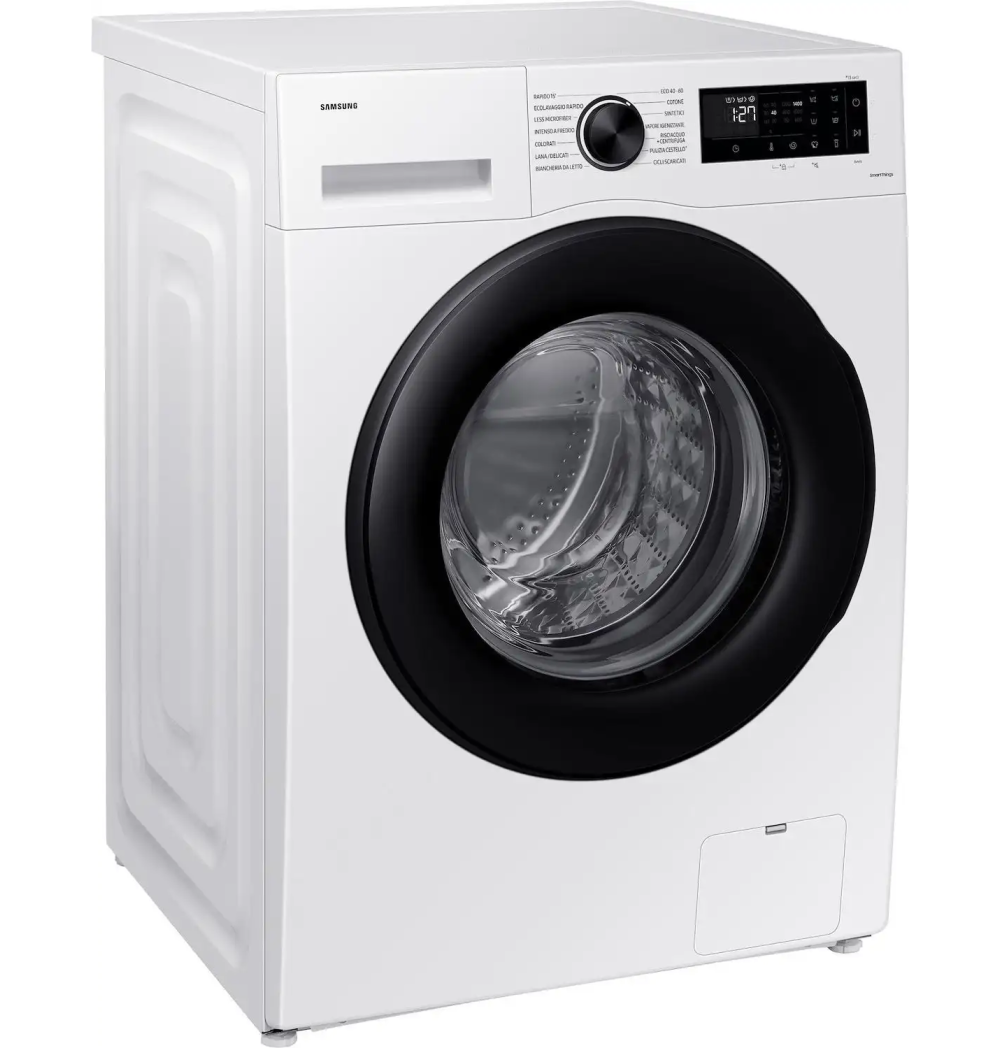 Samsung Lavatrice 11 Kg Classe A Profondità 60 cm Centrifuga 1400 giri Inverter Vapore Wi-Fi Ecolavaggio - WW11DG5B25AE