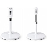 DCG SA9680 Stufa Elettrica Oscillante 900W Carbon Crystal a Piantana 124cm Basso Consumo Nuovo Design Silver-Cromato