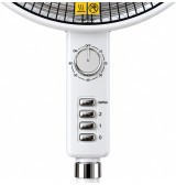 DCG SA9680 Stufa Elettrica Oscillante 900W Carbon Crystal a Piantana 124cm Basso Consumo Nuovo Design Silver-Cromato
