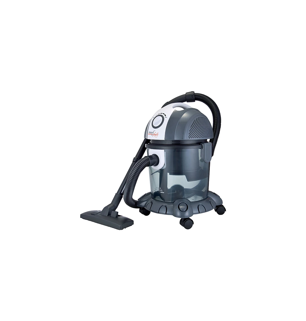 Bidone aspiratutto con filtro ad acqua, aspirazione solidi e liquidi potenza 1200W MR BIN G