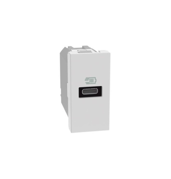 Caricatore USB con una porta tipo C Bticino MatixGo JW4192C BIANCO