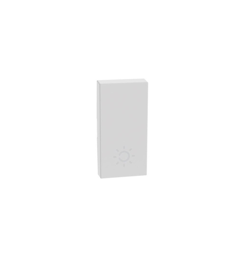 Copritasto con simbolo lampada per comandi basculanti Bticino MatixGo JW4915A BIANCO