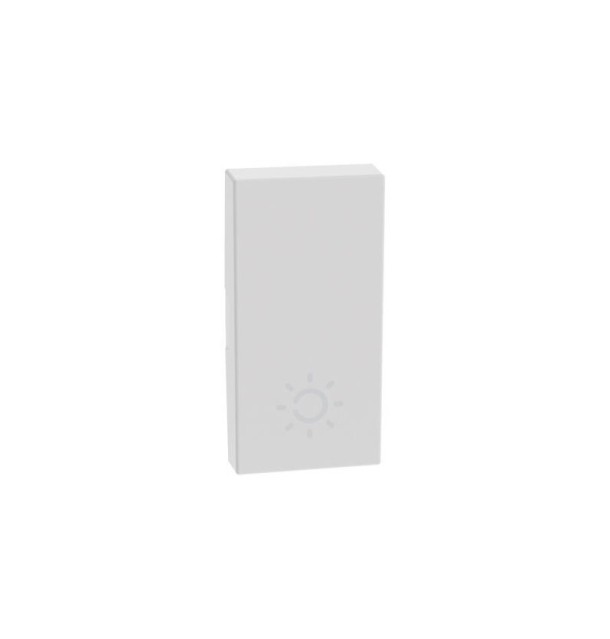 Copritasto con simbolo lampada per comandi basculanti Bticino MatixGo JW4915A BIANCO