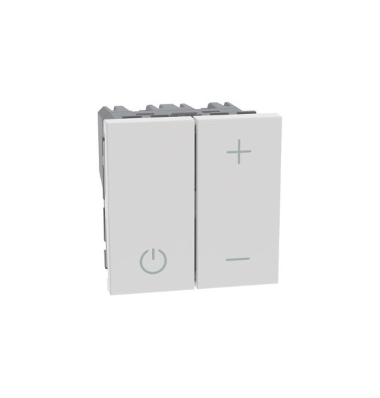 Dimmer a pulsante per lampade con ballast uscita Bticino MatixGo JW4410 BIANCO