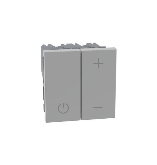 Dimmer a pulsante per lampade con ballast uscita MatixGo Bticino JG4410 silver