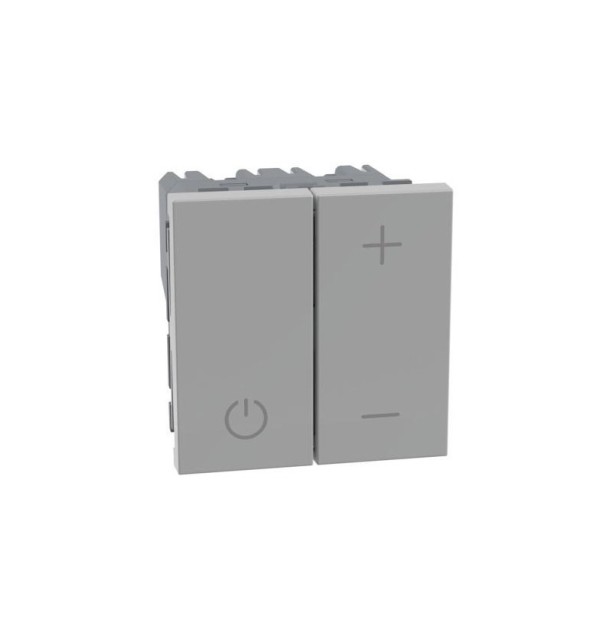 Dimmer a pulsante per lampade con ballast uscita MatixGo Bticino JG4410 silver