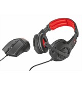 TRUST - GXT784 GAME HDST & MSE-Black/Red