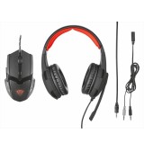 TRUST - GXT784 GAME HDST & MSE-Black/Red
