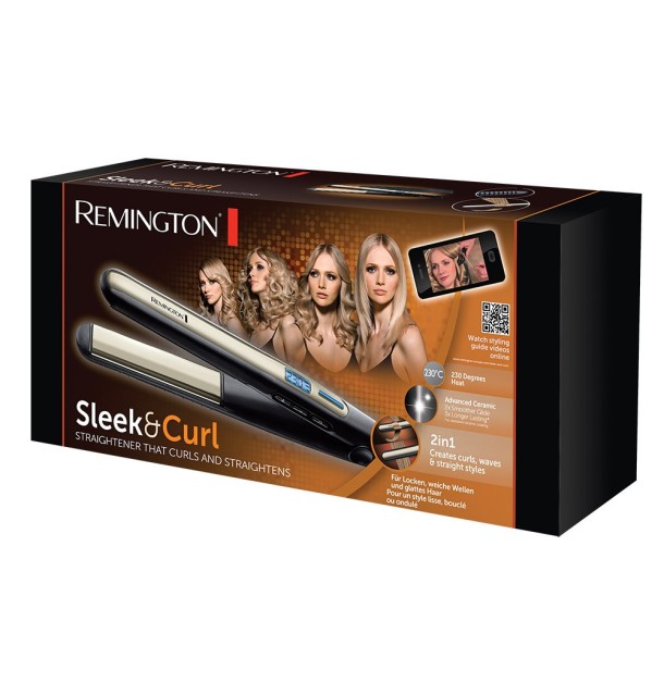 Remington Piastra per Capelli Sleek & Curl S6500