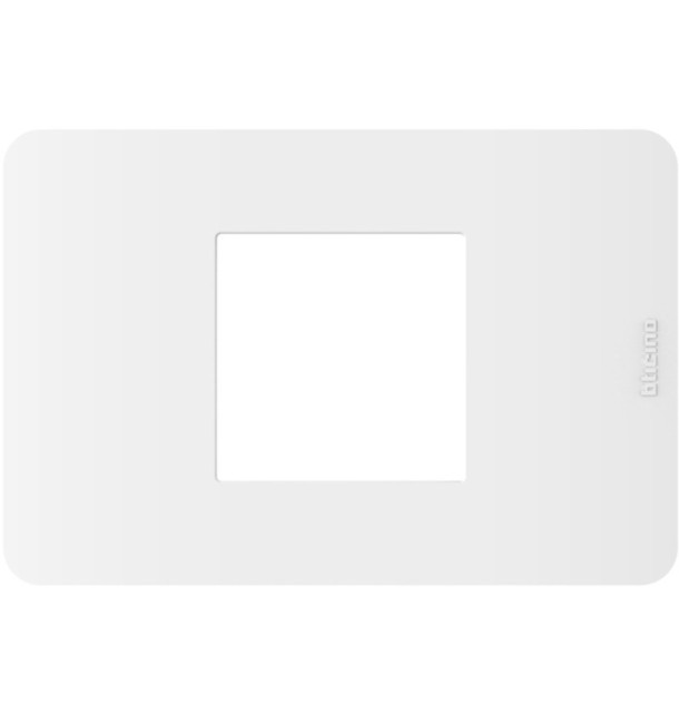 Placca Bticino MatixGO 2 moduli centrali bianca JA4819JW