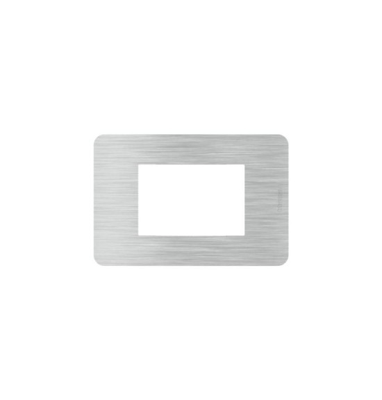 Placca Bticino MatixGO Aluminium 3M JA4803EA
