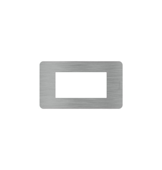 Placca Bticino MatixGO Steel 4M JW4804ES