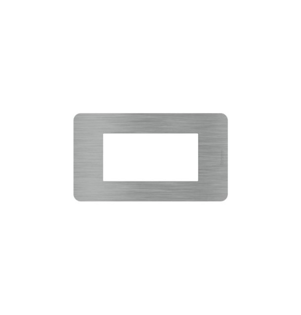 Placca Bticino MatixGO Steel 4M JW4804ES