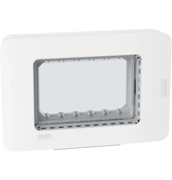 Placca IP55 3 moduli - supporto stagno MatixGo Bticino 28603W