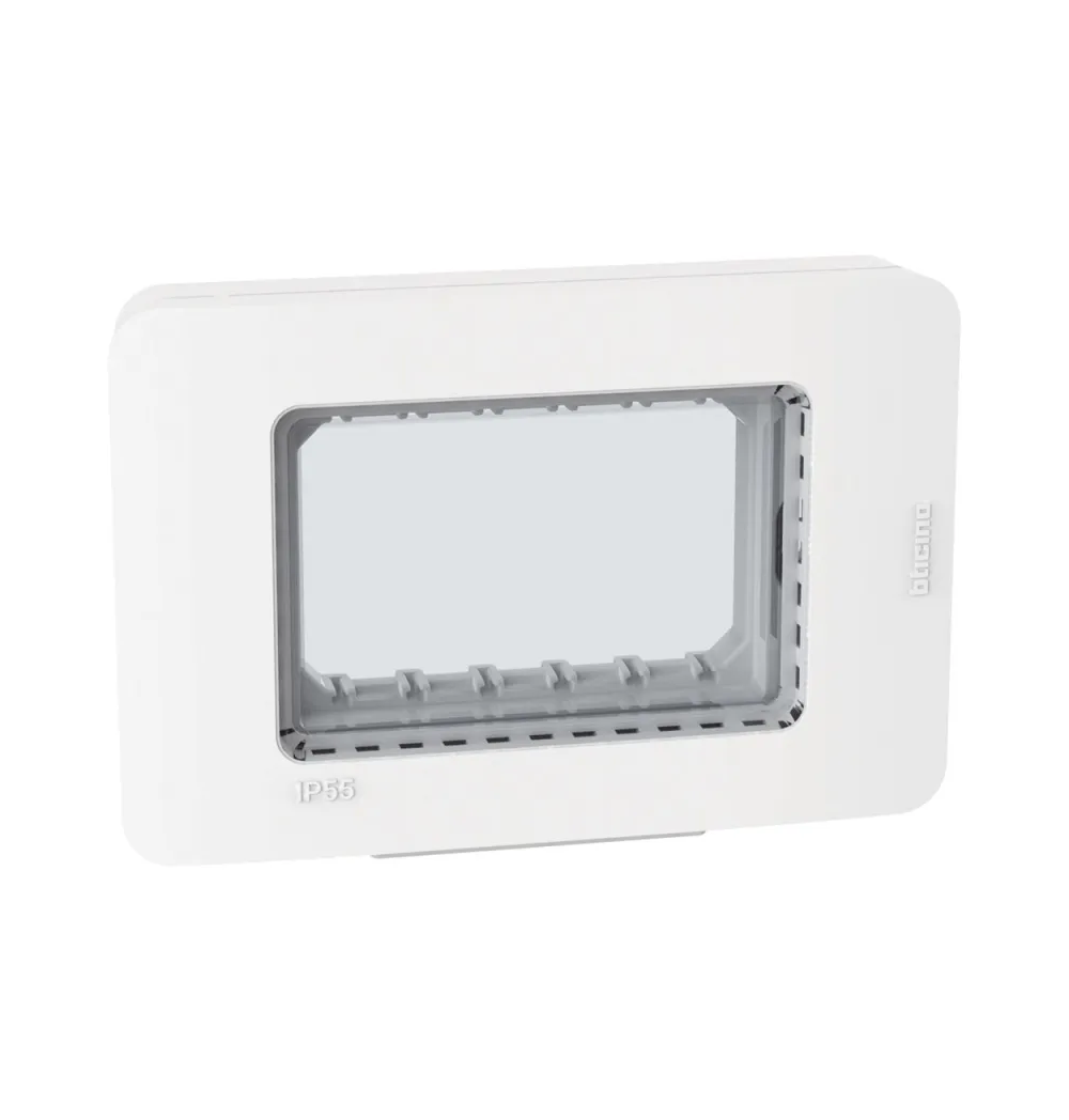 Placca IP55 3 moduli - supporto stagno MatixGo Bticino 28603W