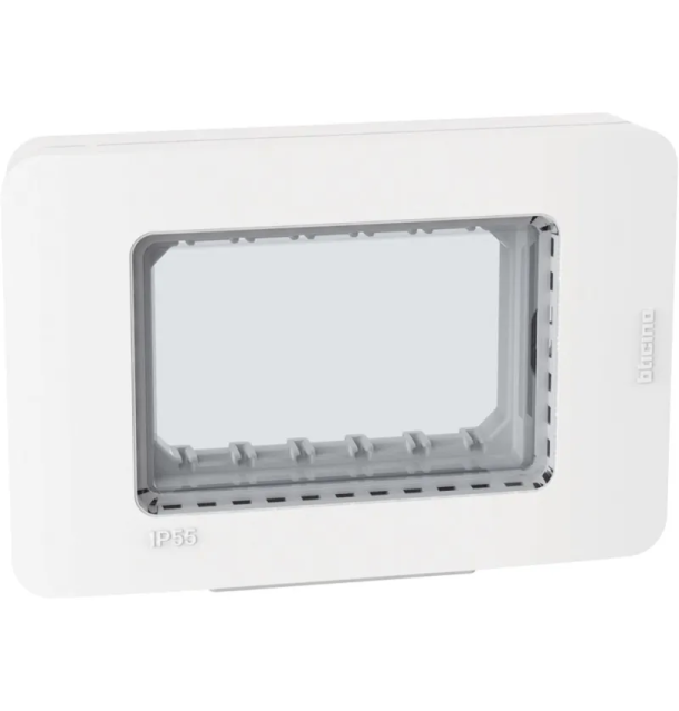 Placca IP55 3 moduli - supporto stagno MatixGo Bticino 28603W
