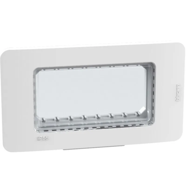 Placca IP55 4 moduli - supporto stagno MatixGo Bticino 28604W