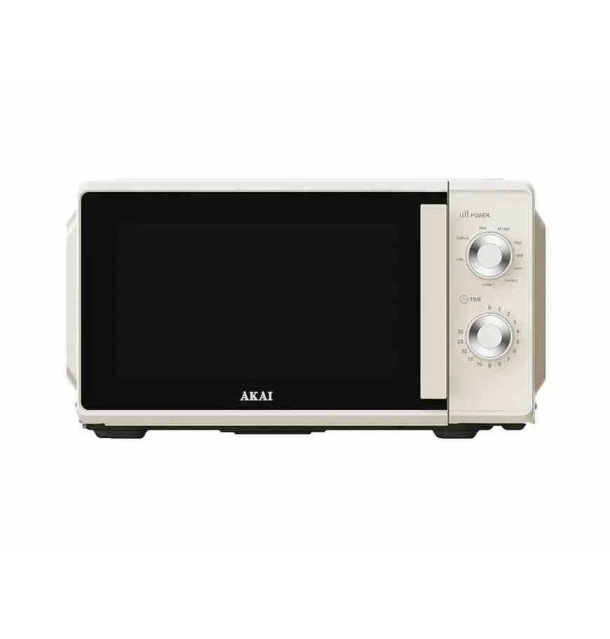 FORNO A MICROONDE CON GRILL AKMW202C CREMA - 20 LITRI 700 WATT