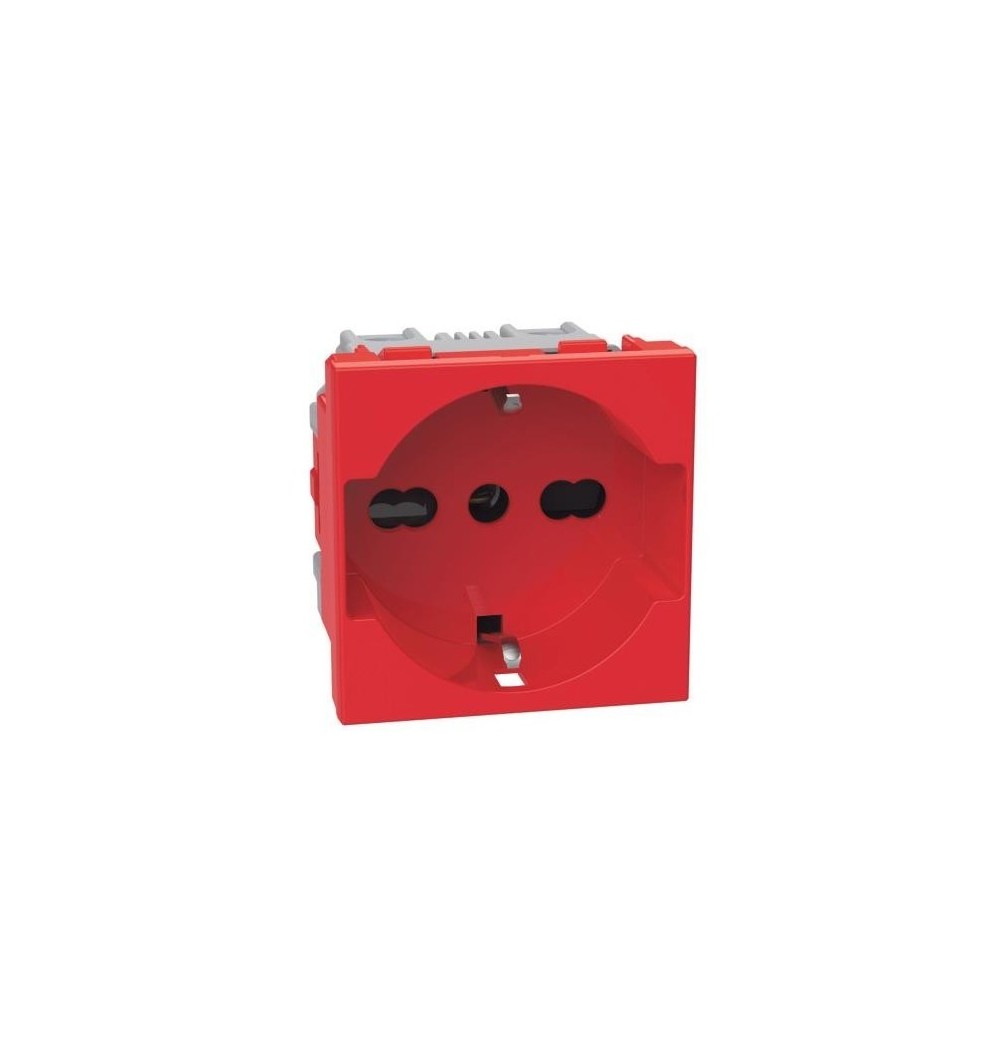 Presa 2 P+T 16 A ROSSA Bticino MatixGo J4140A16R