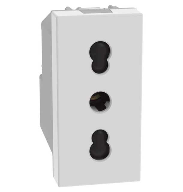 Presa bipasso Bticino MatixGo JW4180 2P+T 16A bianco