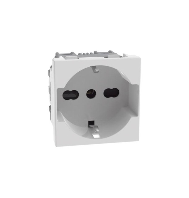 Presa schuko Bticino MatixGo BIANCO JW4140A16 2 P+T 16 A