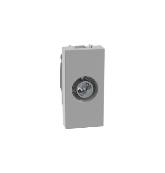 Presa tv passante MatixGo Bticino compatibile tipo JG4202P14 silver