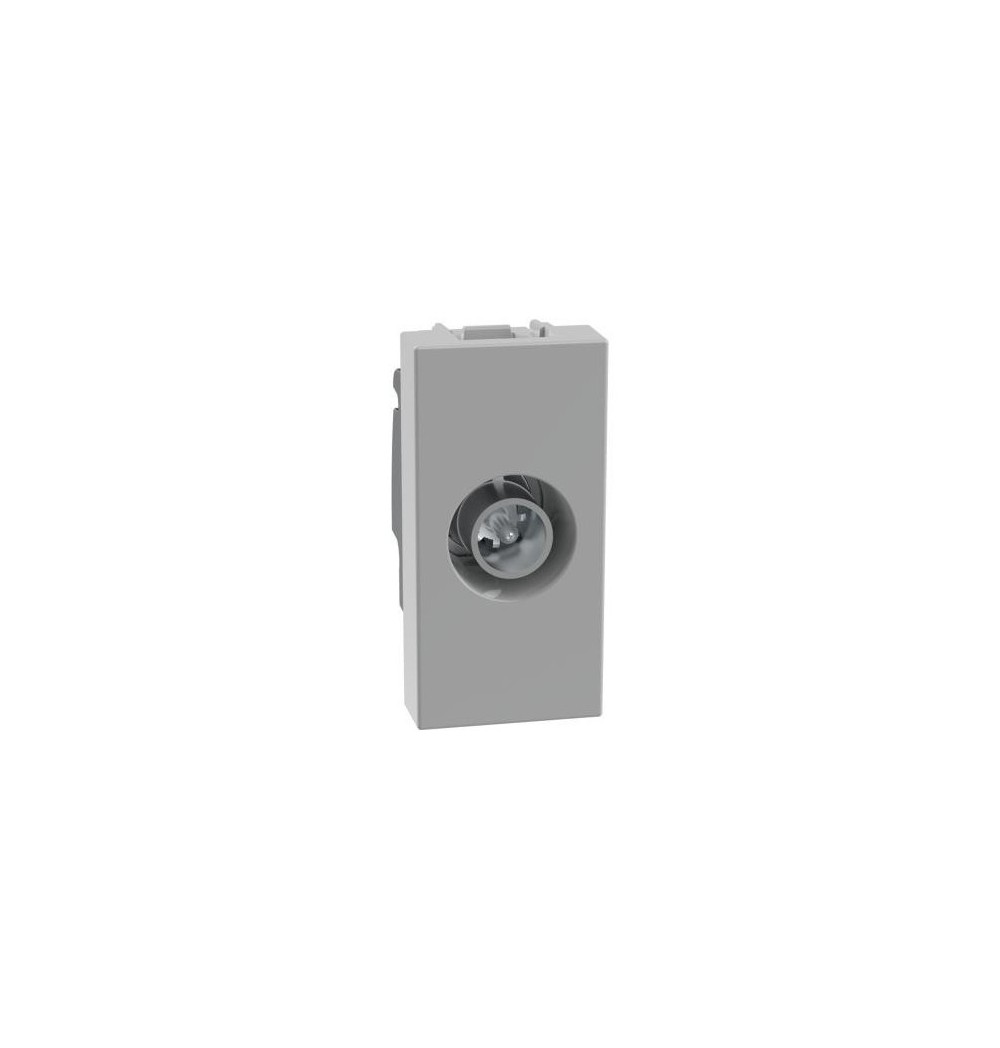Presa tv passante MatixGo Bticino compatibile tipo JG4202P14 silver