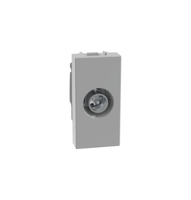Presa tv passante MatixGo Bticino compatibile tipo JG4202P14 silver