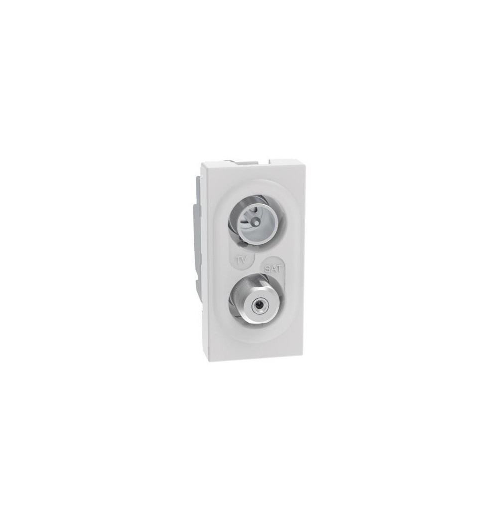 Presa tv sat demiscelata compatibile Bticino MatixGo tipo JW4214D BIANCO