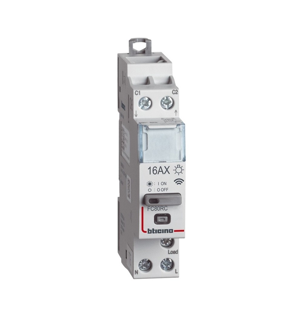 Relè DIN smart per comando luci BTICINO FC80RC