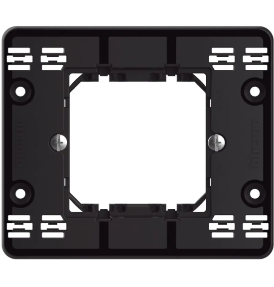 Supporto 2 moduli con graffette MatixGo Bticino J4702G