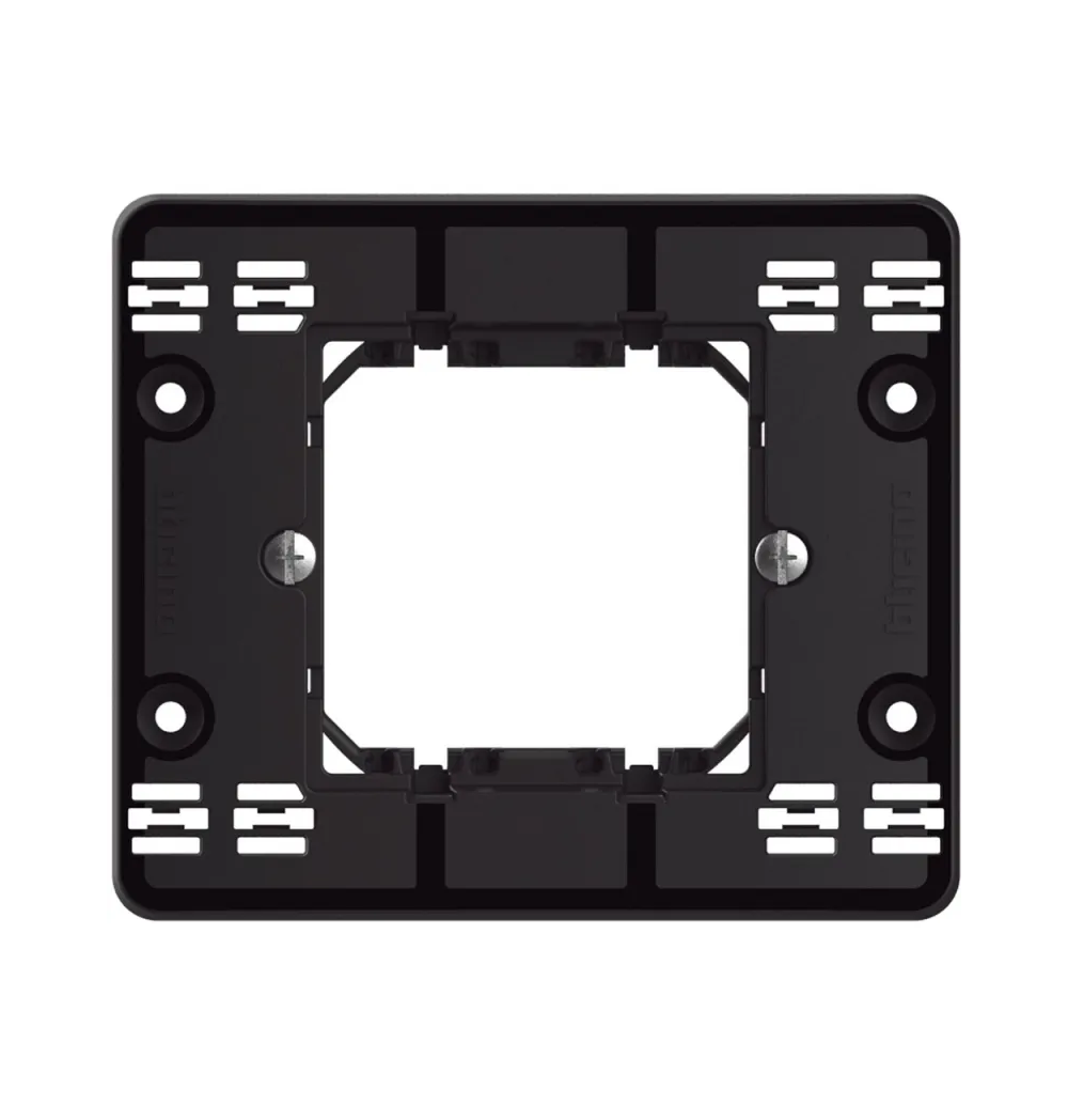 Supporto 2 moduli con graffette MatixGo Bticino J4702G