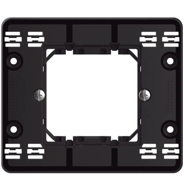 Supporto 2 moduli con graffette MatixGo Bticino J4702G