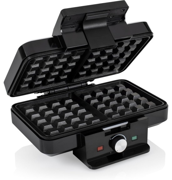 Tristar WF-1165 Piastra per Waffle 1000W, in plastica e Acciaio Inox