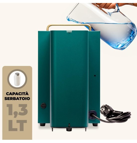 Faber Macchina Caffè a Cialde Espresso Capacità 1,3 Litri Potenza 500W colore BRITISH GREEN Pro Deluxe