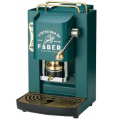 Faber Macchina Caffè a Cialde Espresso Capacità 1,3 Litri Potenza 500W colore BRITISH GREEN Pro Deluxe