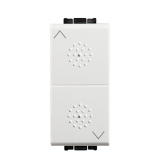 Pulsante n4037  interbloccato bticino con 2 interblocchi 10a living light