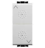 Pulsante n4037  interbloccato bticino con 2 interblocchi 10a living light
