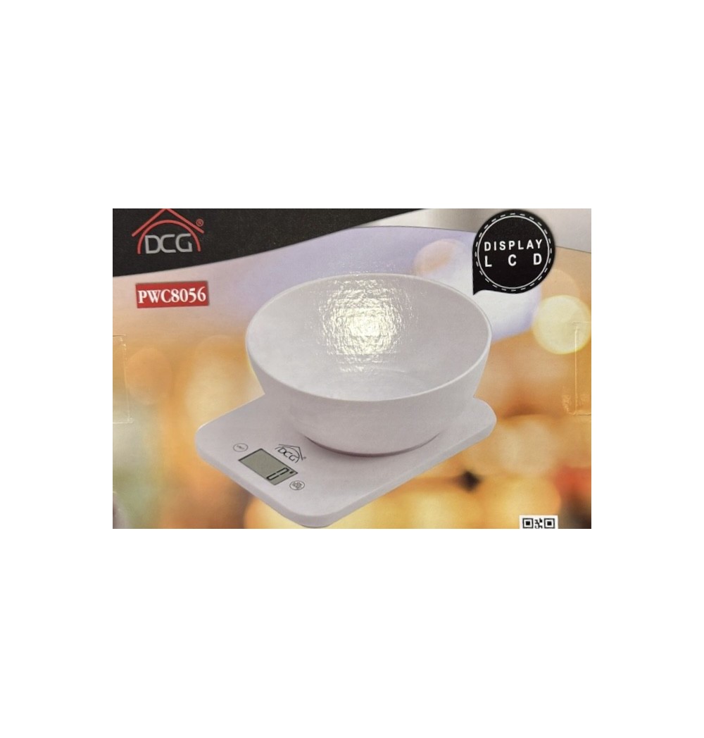 BILANCIA CUCINA DCG PWC8056 DIGITALE PRECISA COMPATTA PESO ALIMENTI